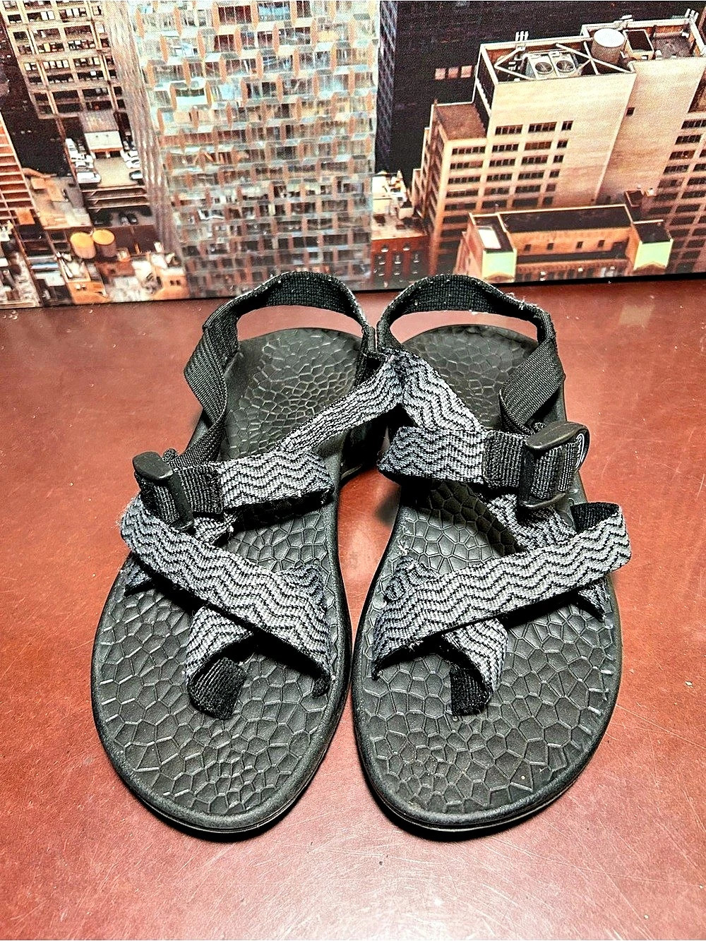Chaco Z/Cloud X2 Women's Sport Sandals Black & Gray US 8 M